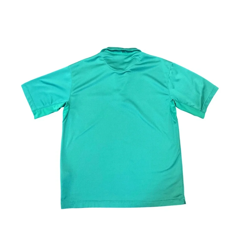 Nike Golf Men's Sphere Dry Teal Green Polo‎ Shirt Short Sleeve Size Large